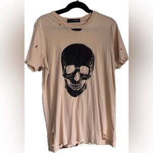 Vici Distressed Skull Graphic Tee